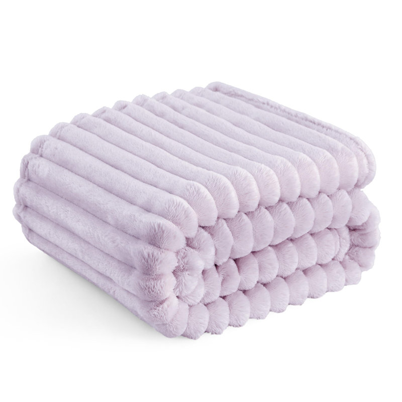 Throw Blanket, Lavender Fog, W127 x L152cm