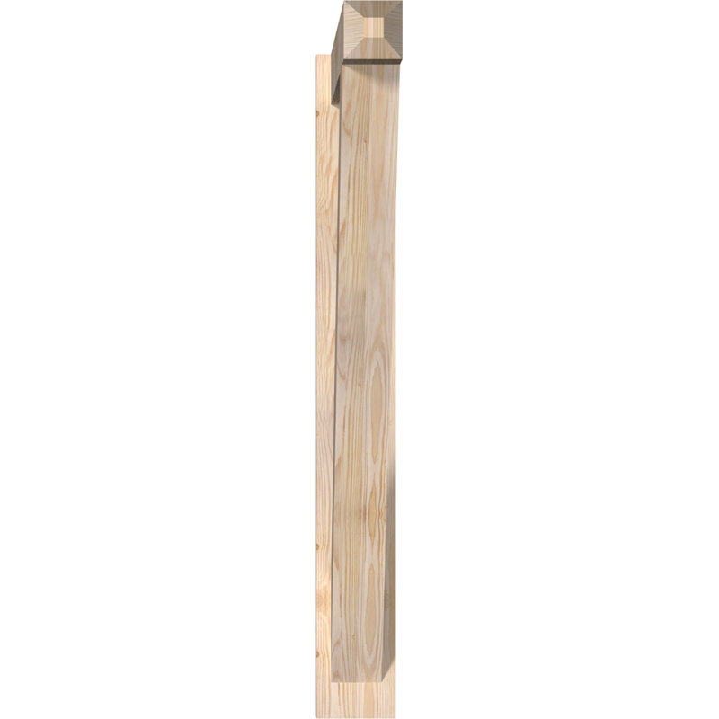 Artisan traditionnel en bois rustique, P 34 po x H 46 po, Sapin Douglas de 5 1/2 po (lisse)