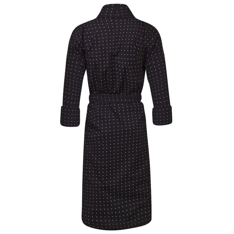 Carice 100% Standard Cotton Mid-Calf Bathrobe with Pockets, M