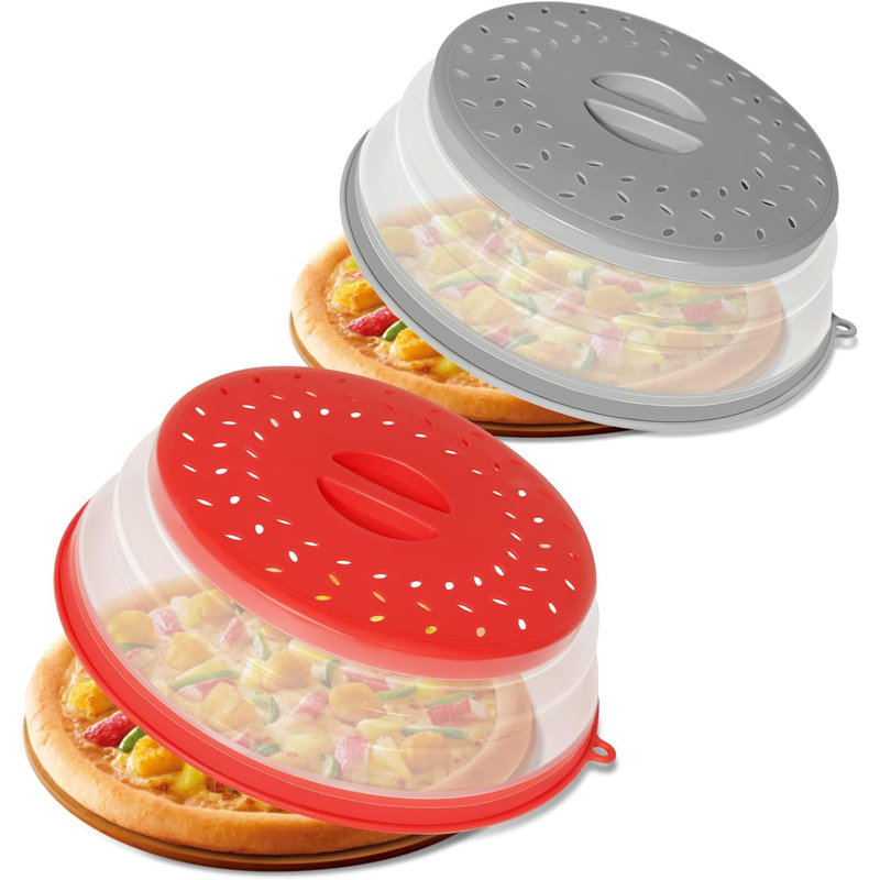 2-pack Collapsible Microwave Splatter Covers 