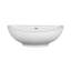 Baignoire de trempage autoportante de 63 po x 34 po Hatteras-60882652