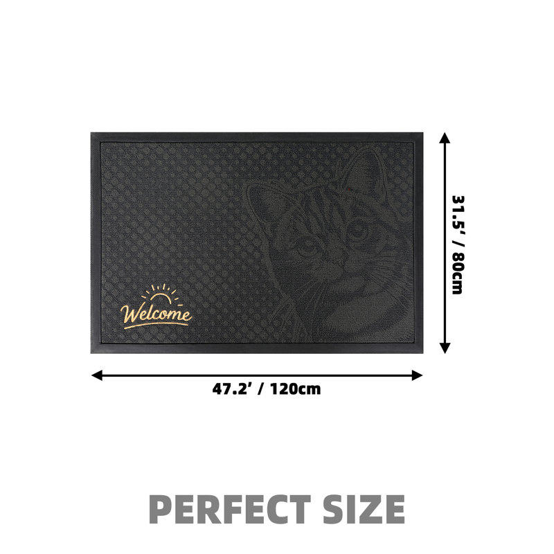 Non-Slip Indoor Doormat, 32" W x 48" L