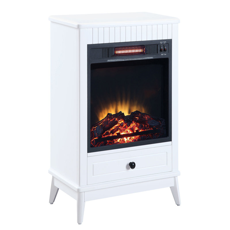 Foyer avec 1 tiroir, flamme réglable, H 32,5 po x l 22,5 po x P 13,5 po