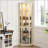 Elegant Lighted Corner Curio Cabinet With Adjustable Shelves And Anti-Toppling Safety, For Displaying Treasures-407501957