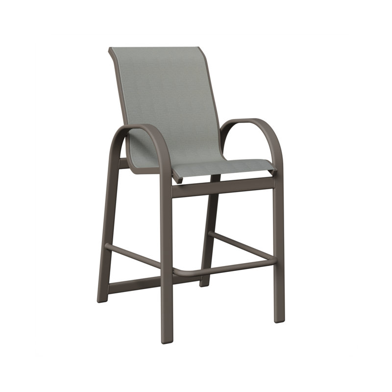 Chaise de bar Cazares Graphite, Ardoise Nova, Graphite