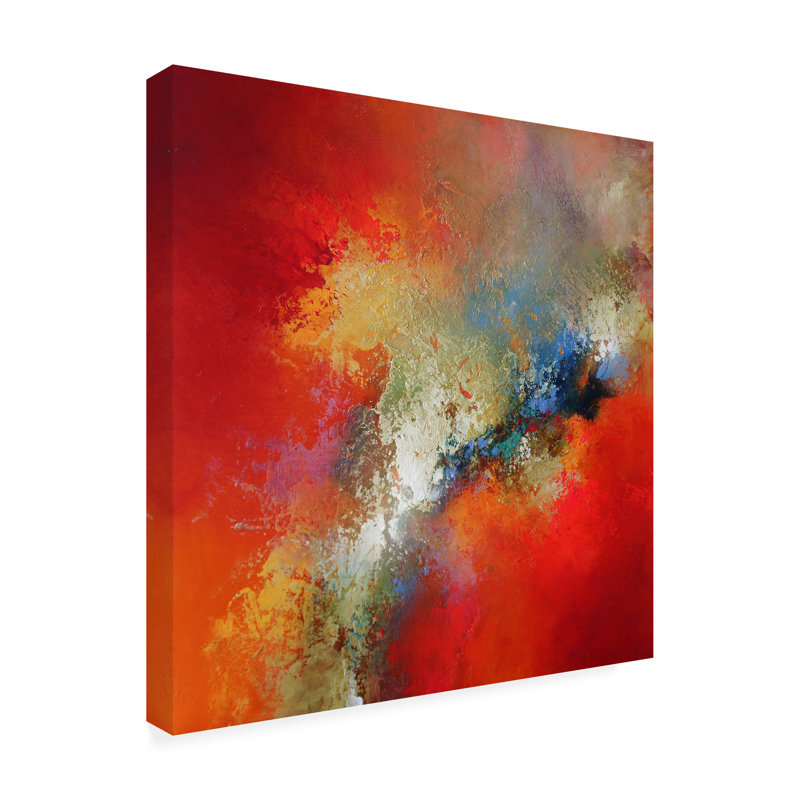 Toile tendue - Cody Hooper «Fly Away», art mural pour salon, chambre à coucher ou bureau - 24 x 24