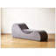 Chaise longue de détente Solace, conception ergonomique avec noyau en mousse haute densité à la fois doux et ferme, housse amovible lavable à la machine, gris-762826328