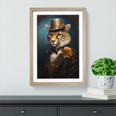Cheetah Victorian No.2 Framed Print