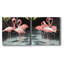 Flamingo Inlet I - ensemble de 2 reproductions sur toiles tendues-921191766