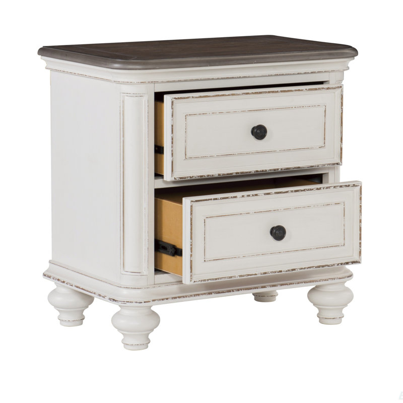 Nightstand，End Table with Drawer