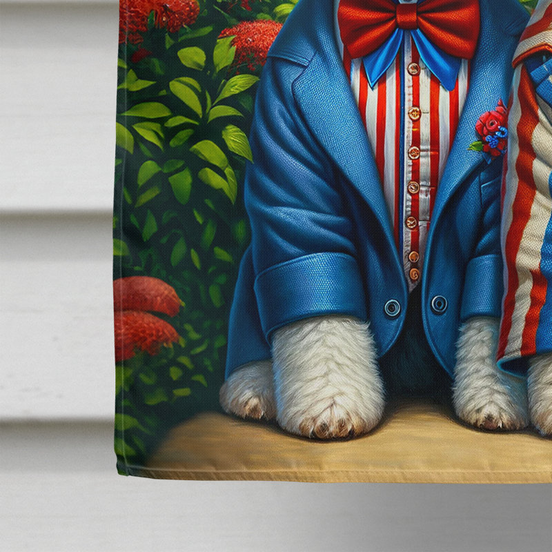 Drapeau «All American House», Dandie terrier jaune