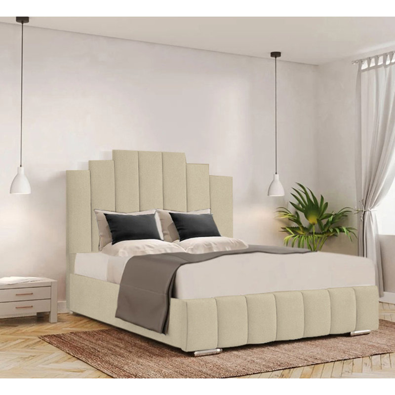 Chazlynn Upholstered Bed, Coffee, Double (4'6)