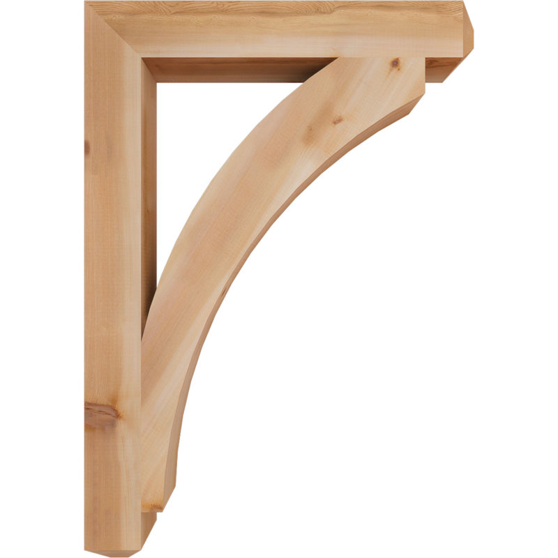 Support pour artisan Thorton, Cèdre rouge de l'Ouest (lisse), H 40 po x l 4 po x P 28 po