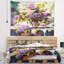 Bouquet de lilas dans une tapisserie de vase Floral-28483757