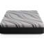 Matelas en gel de 12 po de hauteur moyenne en Nl, tissu performant anti-chaleur pour un repos sereinement frais, mousse viscoélastique imprégnée de gel, couche de confort haute densité, ressorts à rebords dynamiques, sommeil tranquille gris,