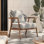 Orla Outdoor Rope Club Chair, Weather-Resistant And Stylish, Perfect For Year-Round Use In Any Backyard