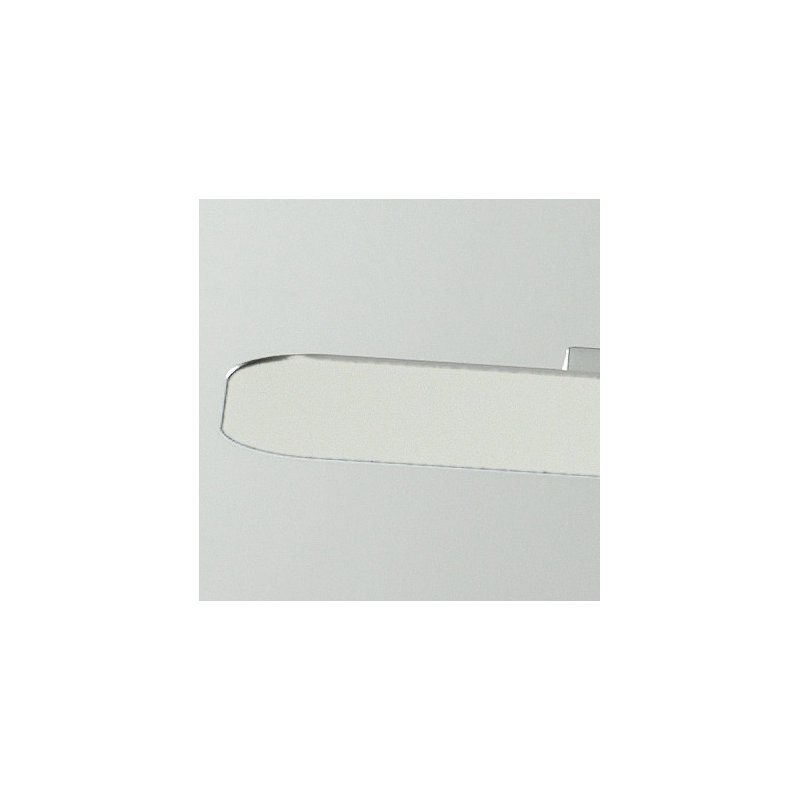 Biscotto LED Flush Mount, White, 2cm H x 100cm W x 13cm D