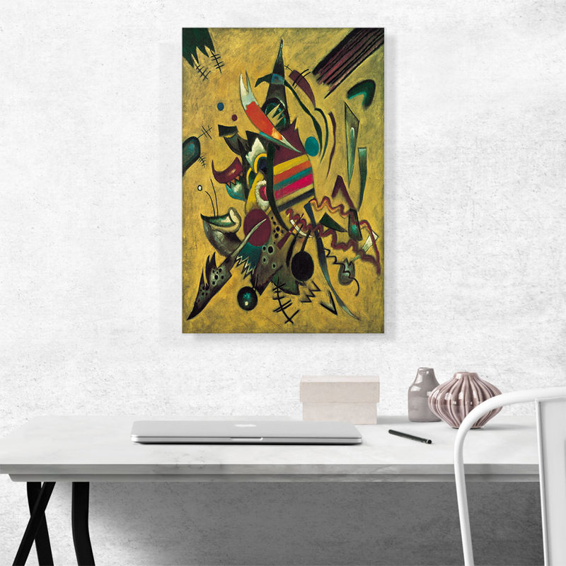 " Points 1920 " by Wassily Kandinsky, 26" H x 18" W x 1.5" D