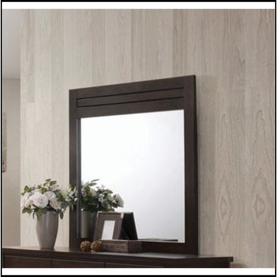 Panang Mahogany Finish Mirror