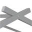 Lit simple en bois avec lit gigogne simple, gris