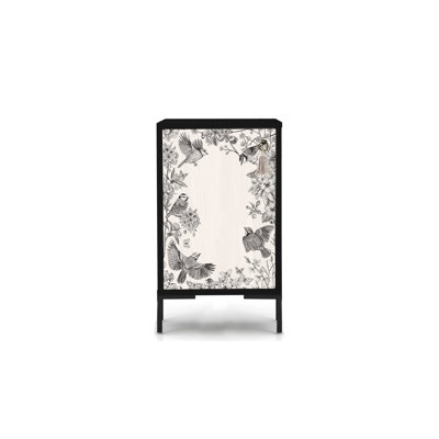 Paulo 40cm W Solid Wood Bedside Table