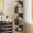Black Modern Acrylic Standard Bookcase-744030251