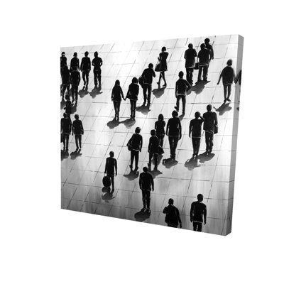 Silhouettes de gens sur toile de rue | Décoration intérieure moderne