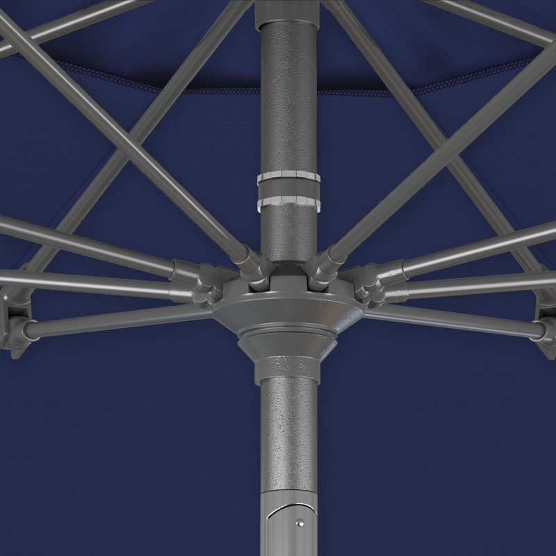 Parasol de marché 90 po Sunbrella, Bleu véritable