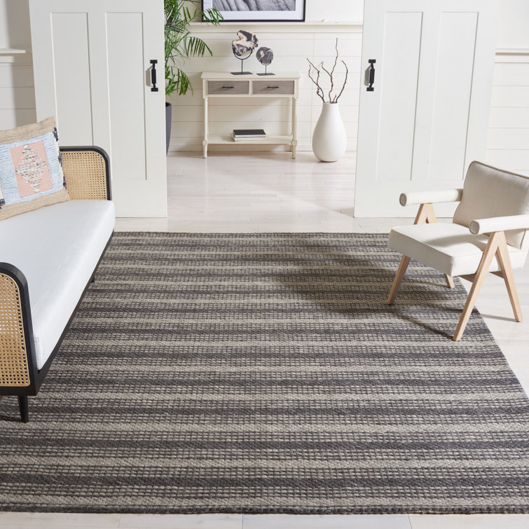 Maone Hand Loomed Performance Striped Rug