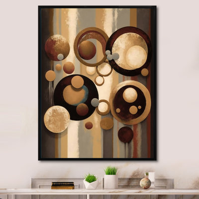 Aged Barrel Universes VI - Abstract Canvas Wall Art