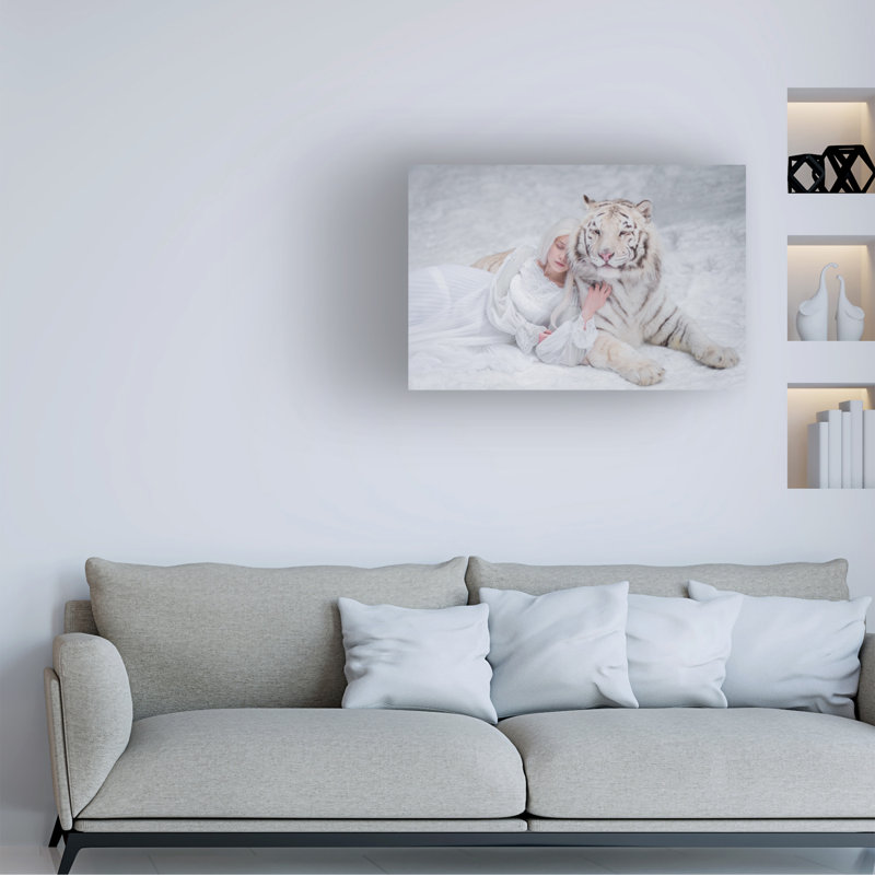 Art sur toile par Olga Barantseva, H 12 po x l 19 po x P 2 po
