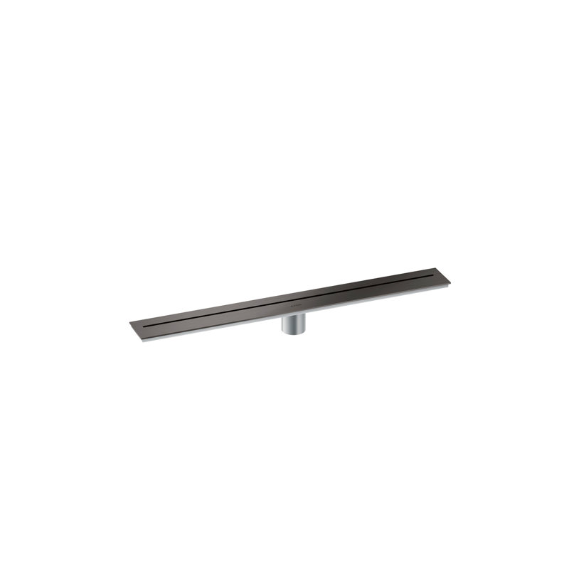 AXOR Drains Wall Installation 27 9/16", Brushed Black Chrome