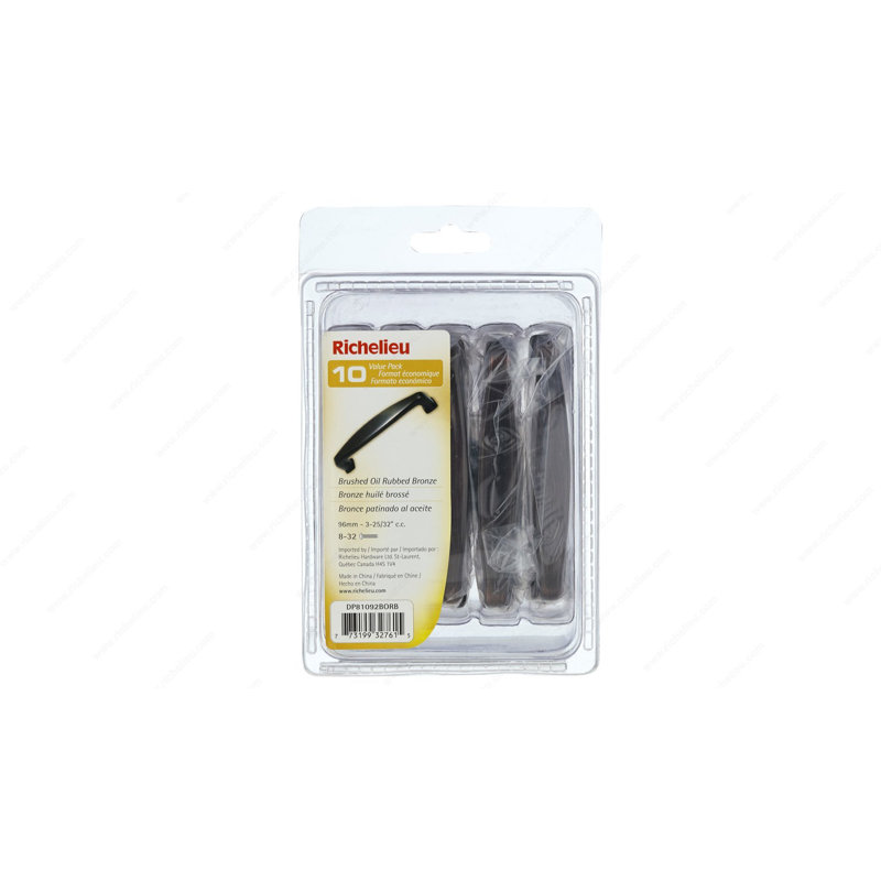 Support multipaquet en métal 3 25/32" à poignée arche en métal traditionnel