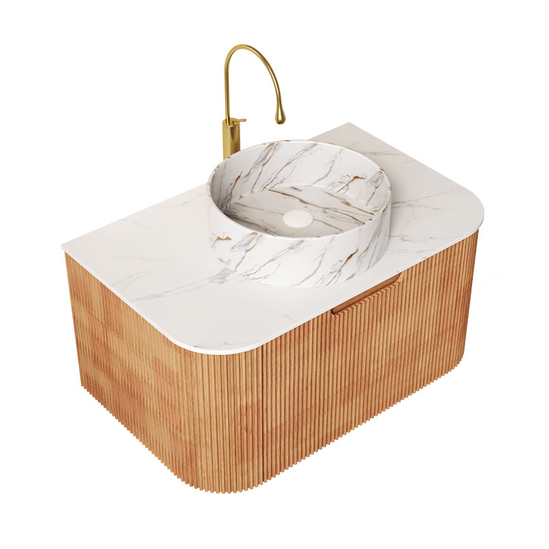 30" Floating Bathroom Vanity With Sink