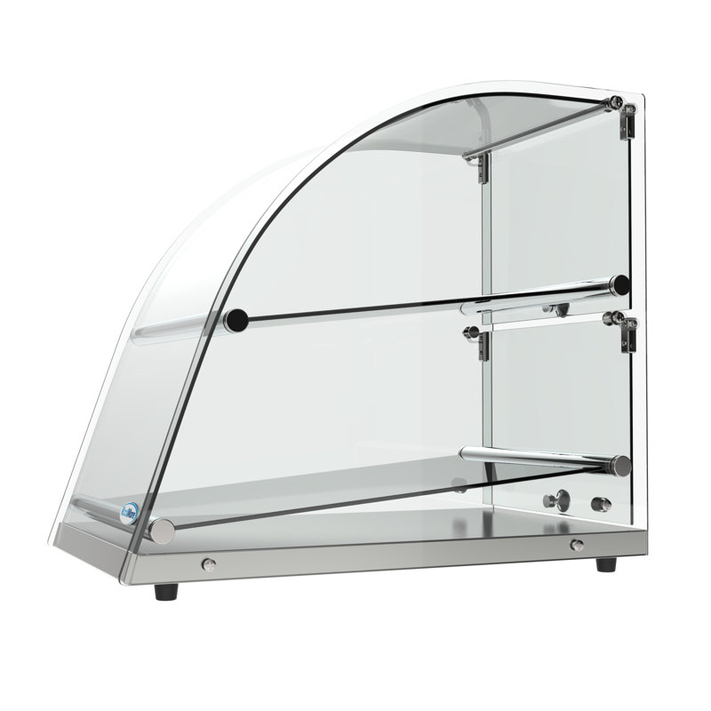 Koolmore DC-2CN 2 Tier Commercial Countertop Bakery Display Case
