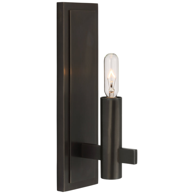 Chapman & Myers Sonnet Petite Single Sconce, Bronze