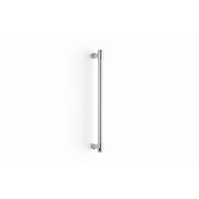 Polished Chrome 18" Modern Industrial Appliance Pull