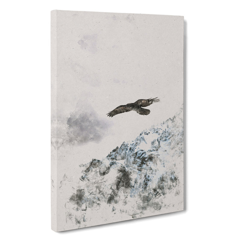 Eagle Flying High - Wrapped Canvas, 76cm H x 50cm W x 3cm D