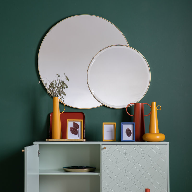 Horfield Wood Wall Mirror, Champagne