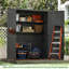 Remise de rangement verticale en PEHD EHHLY 5,6 x 2,3 pi, imperméable et verrouillable-121193358