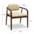 Betsy Taupe Vegan Leather Dining Chair