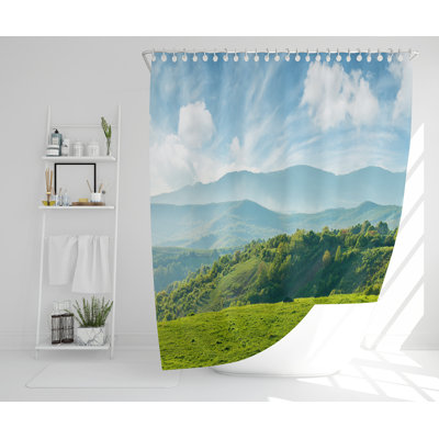 Elizabeath Polyester Shower Curtain