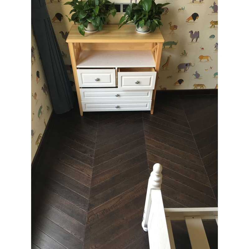 SR407 Chevron Oak Hardwood Flooring