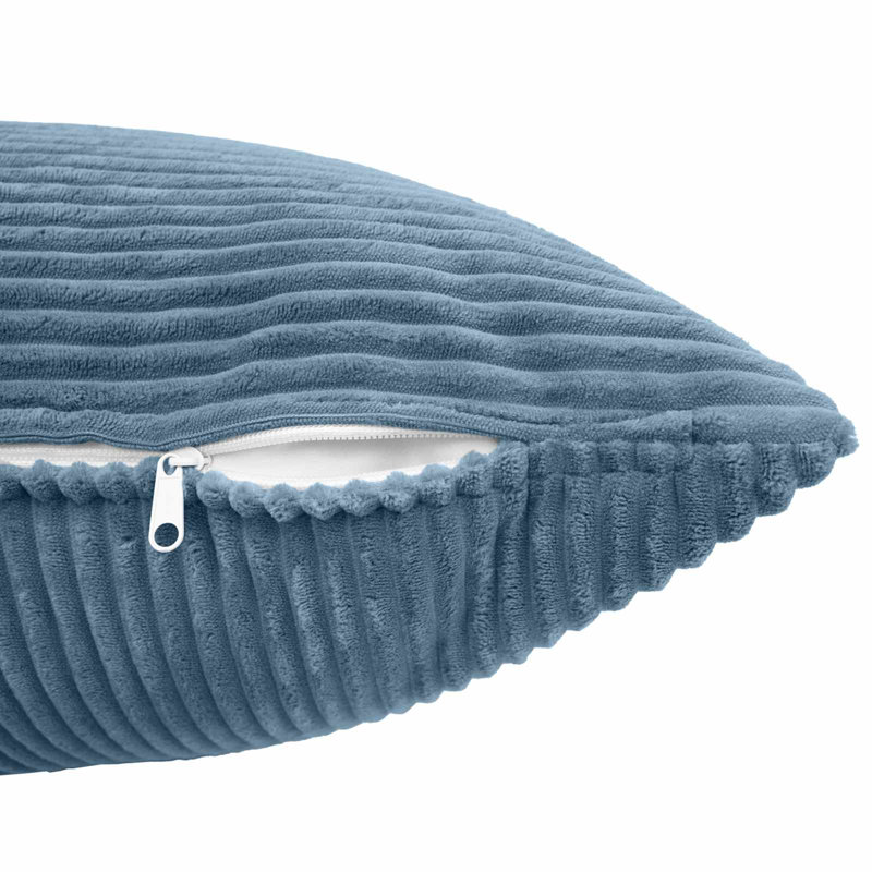 Anthracite Cushion Cover, Square 80cm, Blue