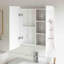 580mm W 680mm H Wall Mounted Required Frameless Medicine Cabinet With Mirror And Adjustable Shelf