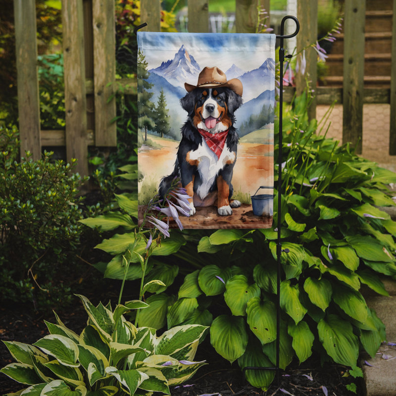 Drapeau Cowboy Welcome Garden, Bouvier bernois