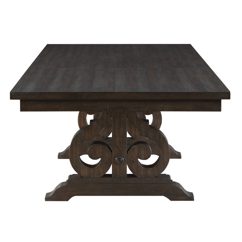 Oswin 8 - Person Extendable Double Pedestal Dining Set