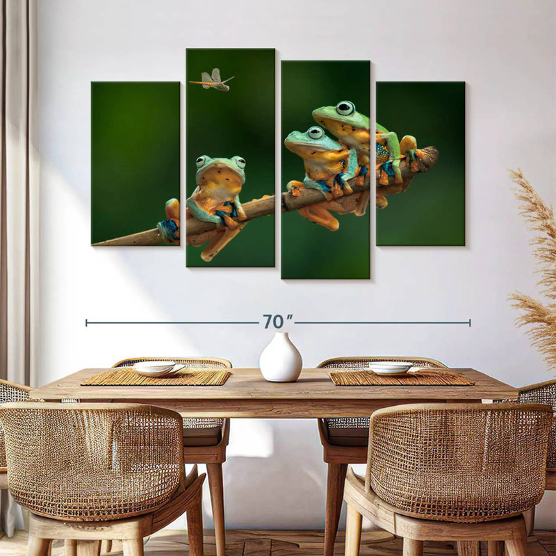 Brampt Hungry Frogs, 42'' H x 68'' W