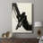 Black Expression I -Custom Wrapped Gallery Cavas-16721413