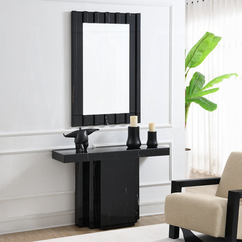 Drisana Console Table With Mirror